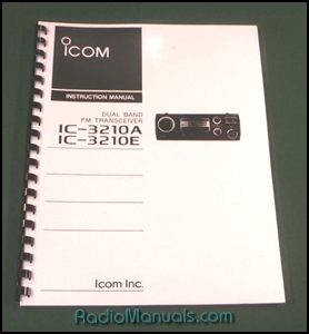 ICOM IC-3210A/E Instruction Manual - Click Image to Close